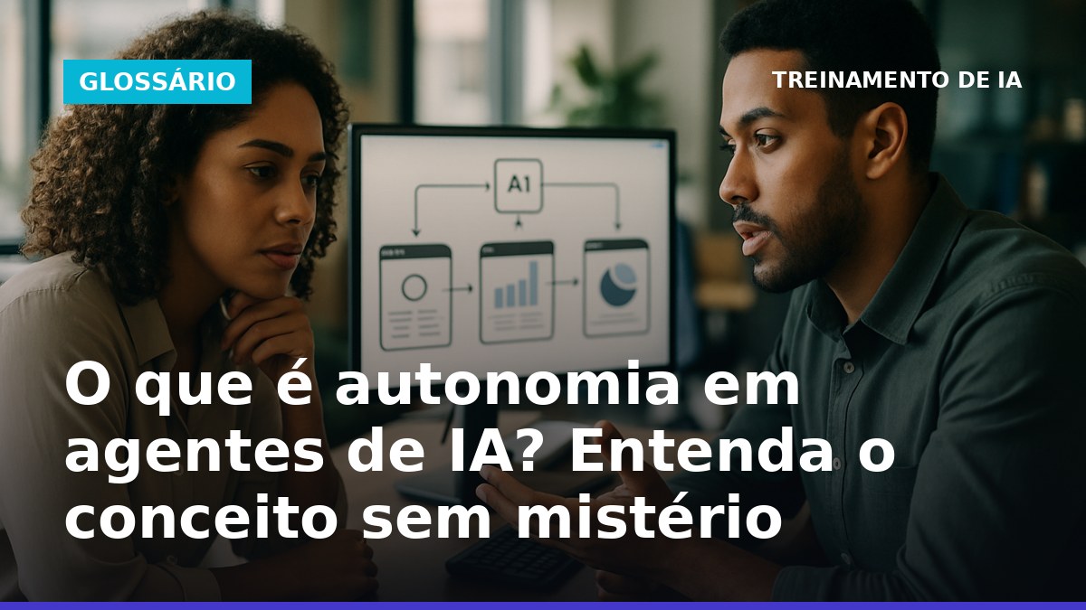 Profissionais brasileiros analisando dashboards de agentes de IA autônomos em ambiente de trabalho
