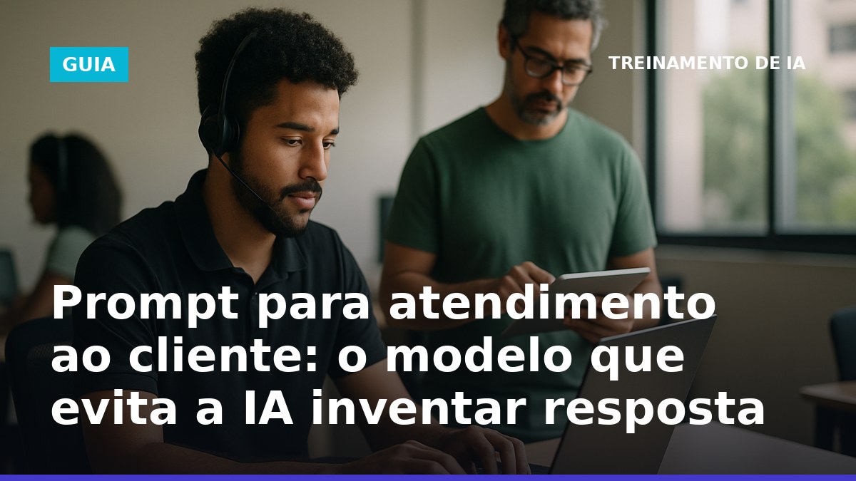 Prompt para atendimento ao cliente com travas anti-alucinação em um time de suporte brasileiro